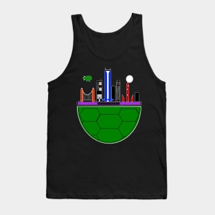 TMNT Skyline Colors Tank Top